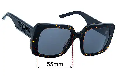 アクセサリー Y262 Christian Dior sunglasses star Ersatzgläser für Christian Dior Brillen von Sunglass Fix™